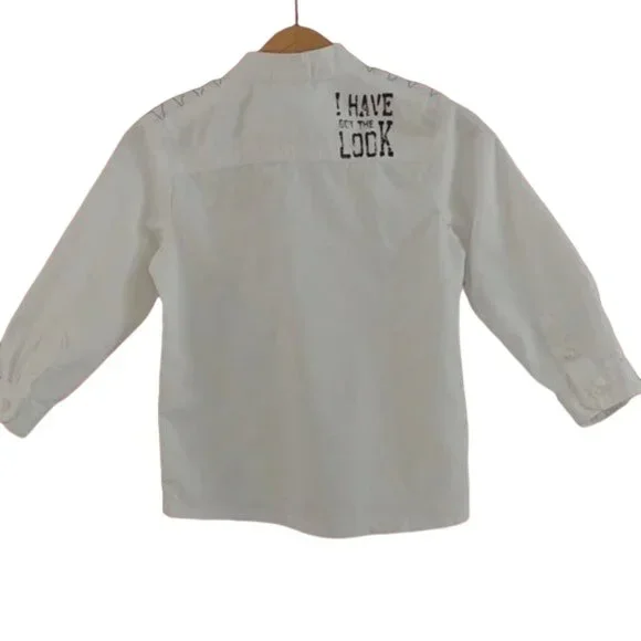 Mexx I Have Got the Look Button Down Shirt 18-24 Months - Picture 9 of 10